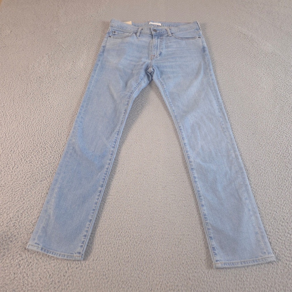Abercrombie & Fitch Jeans Mens 30x30 Light Wash Skinny Leg A&F Stretch Denim